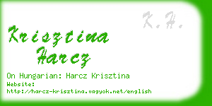 krisztina harcz business card